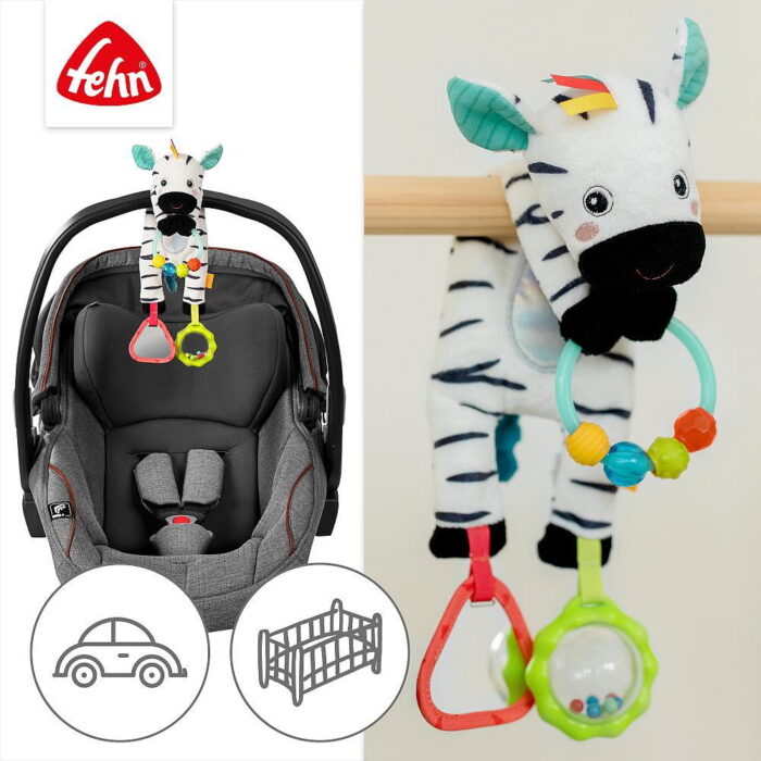 Jucarie senzoriala bebelusi Dobabydoo - Zebra - imagine 4
