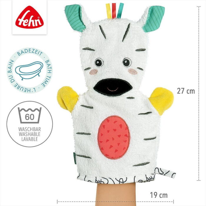 Manusa pentru baita Dobabydoo - Zebra - imagine 3