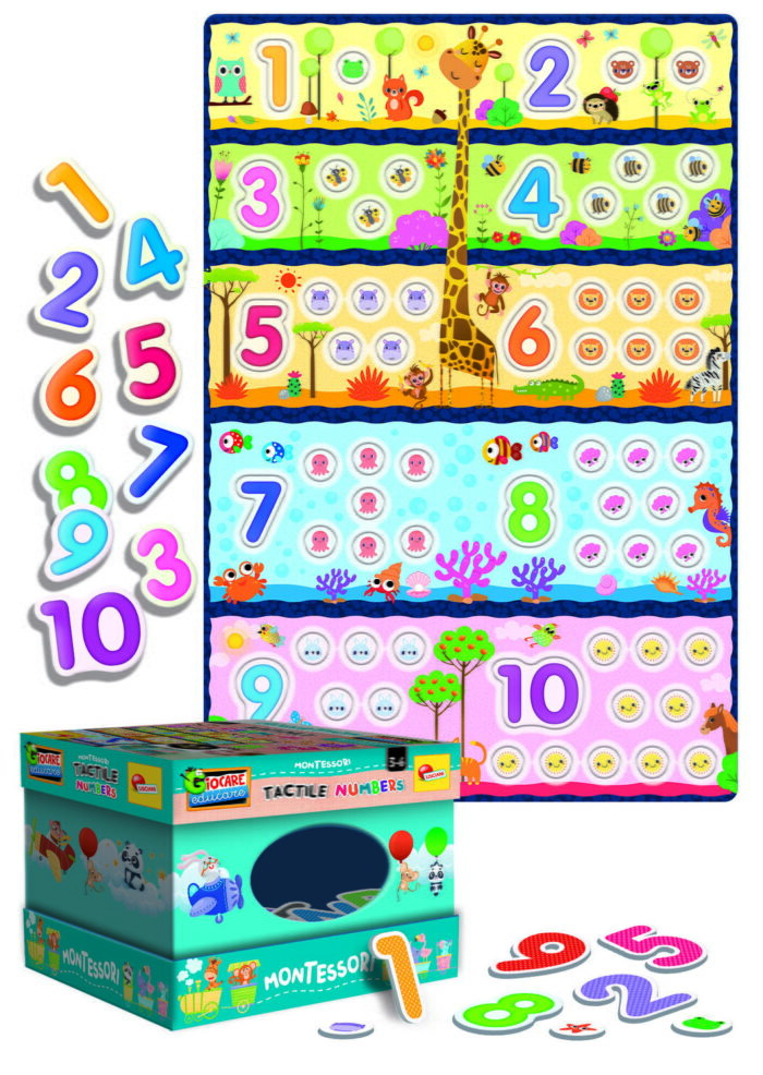 Joc tactil Montessori - Numaram si ne distram - imagine 2
