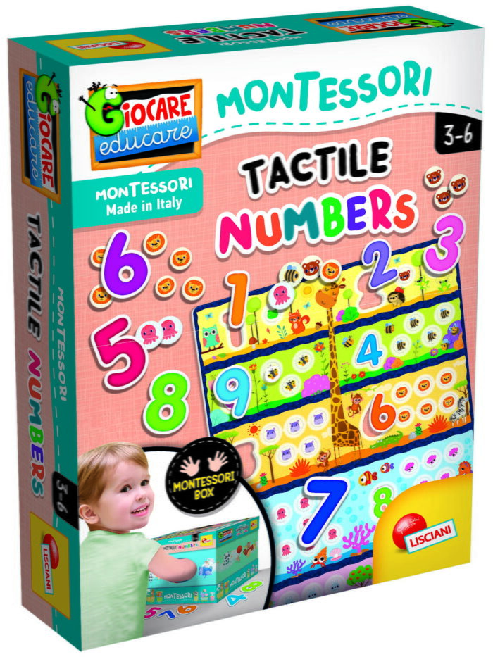 Joc tactil Montessori - Numaram si ne distram - imagine 1