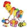 Jucarie pentru patut si carucior Wiggly Worm - imagine 4
