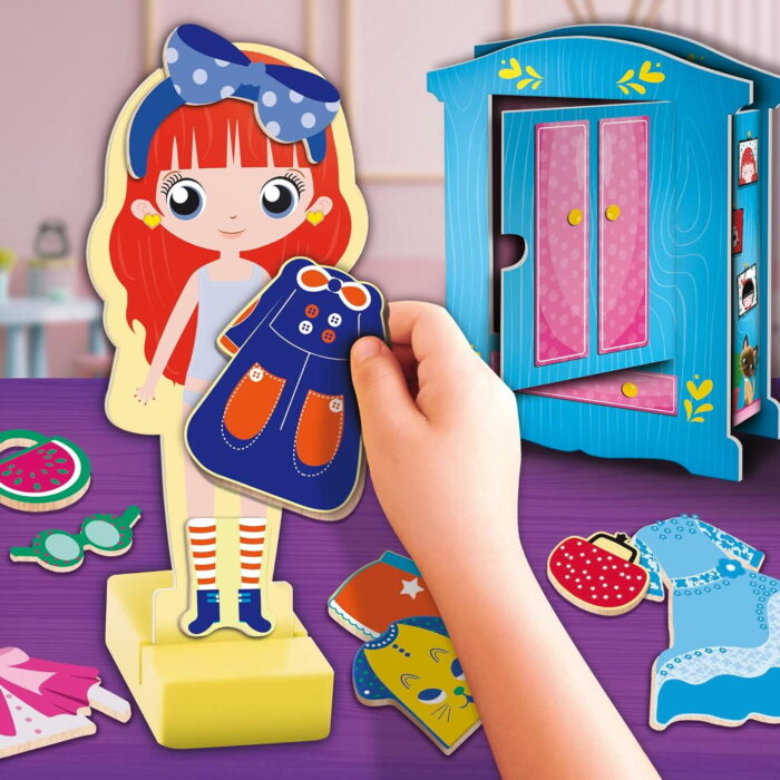 Joc magnetic Montessori - Parada modei - imagine 5