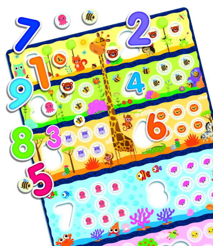 Joc tactil Montessori - Numaram si ne distram - imagine 4