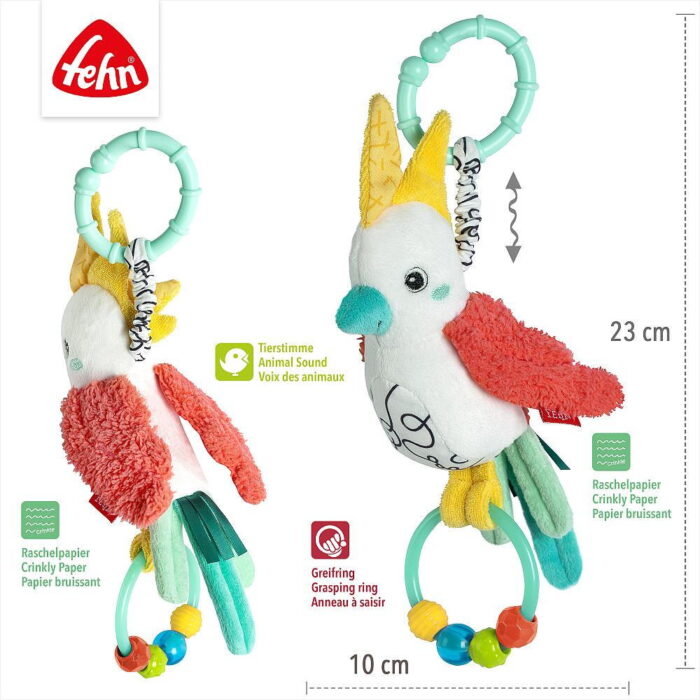 Jucarie pentru carucior Dobabydoo - Pasare cantatoare - imagine 4