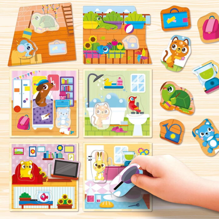 Joc Montessori - Casuta animalutelor - imagine 3